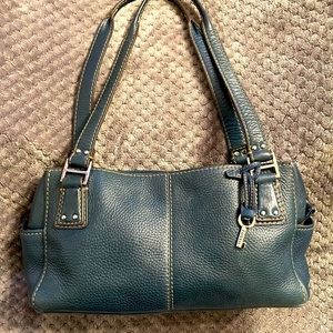 Fossil Shoulder Bag Teal EUC!